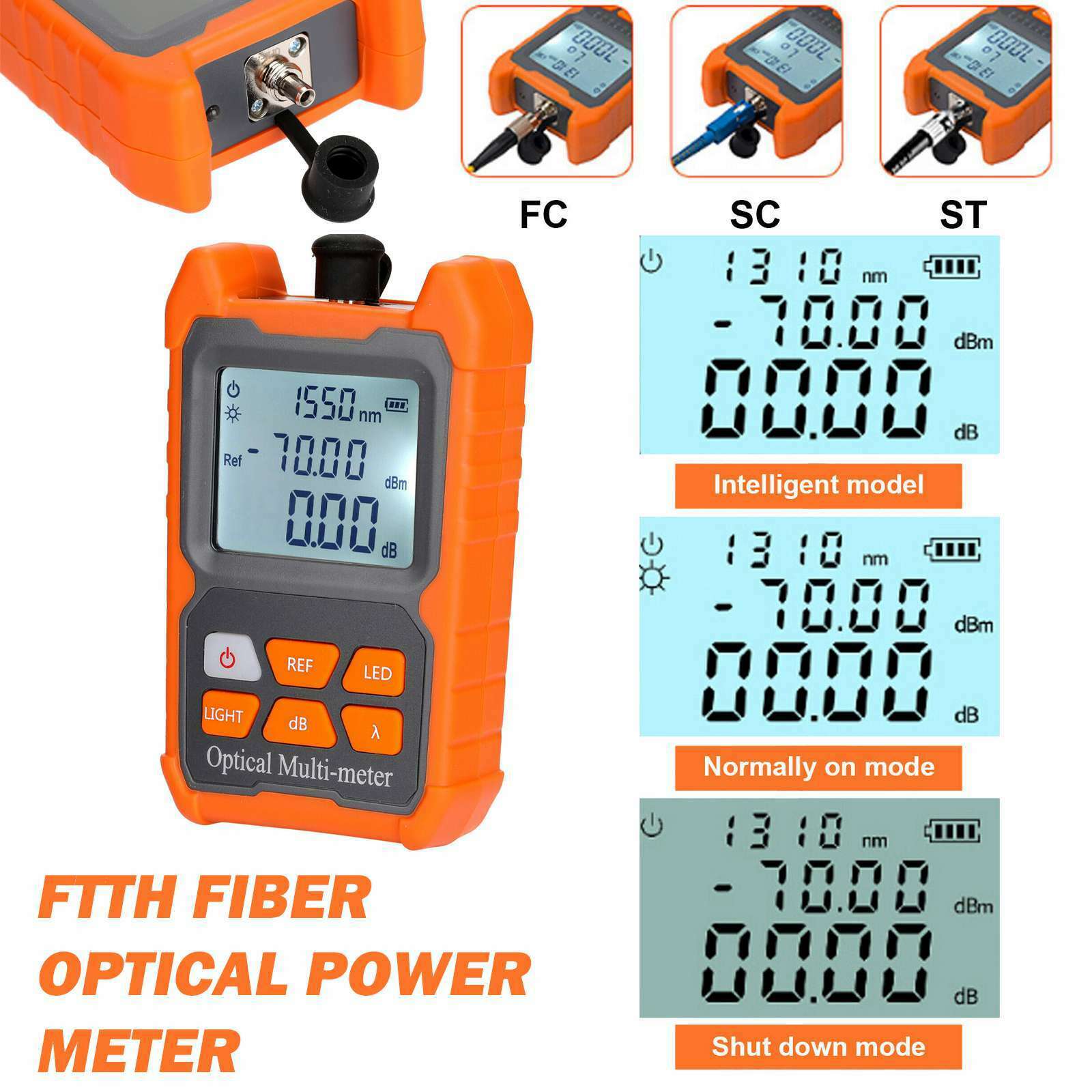 Ftth Fiber Optical Power Meter Network Cable Tester Fiber Optic Cable Tester New