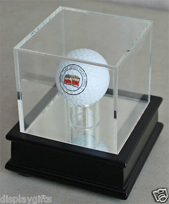 DisplayGifts™ Golf Ball Stand Display Case, Great Gift,  GB13-BLA