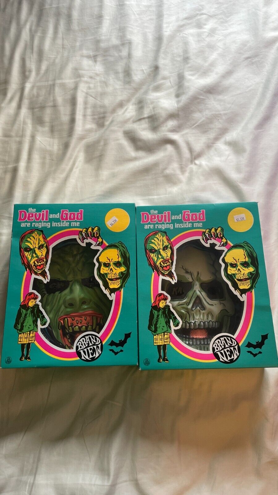 Brand New The Devil And God Are Raging Inside Me Rare Halloween Masks No Shirt