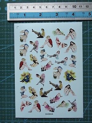 1/48 decals Nose Art girls for model kits 64960a