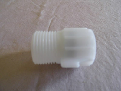 NuFlush 1/2 Female to 7/8 Inch Male Pipe Adapter With Built in Screen
