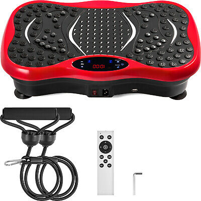 Vibration Platform Whole Body Massager Machine Exercise Fitness Red W/ Remote