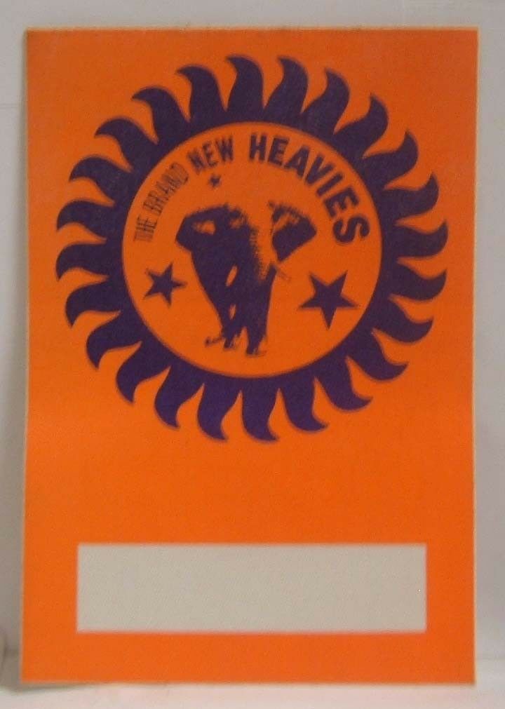 The Brand New Heavies - Original Concert Tour Cloth Backstage Pass