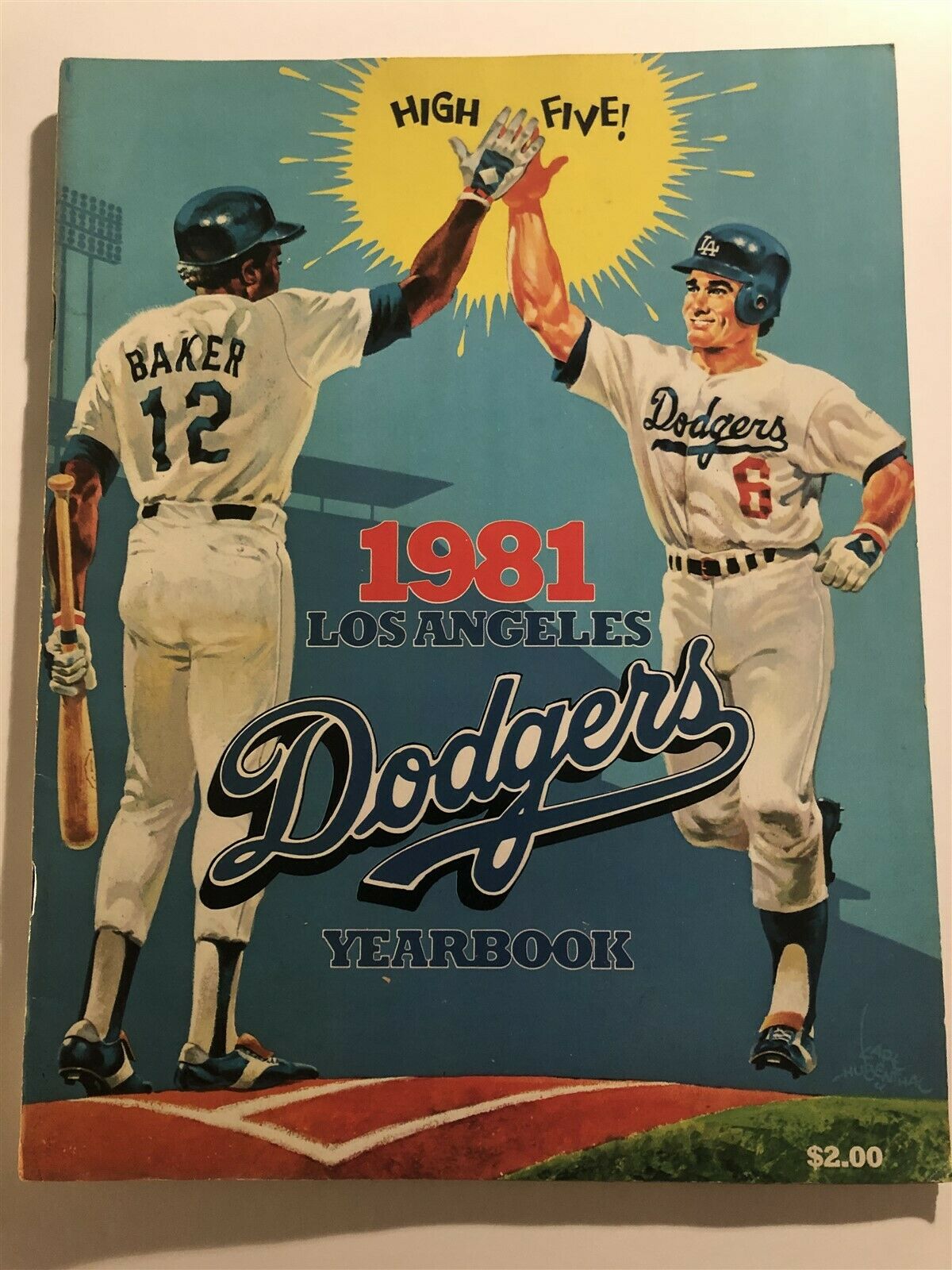 1981 Los Angeles Dodgers Yearbook Steve Garvey Tom Lasorda Ron Cey Davey Lopes