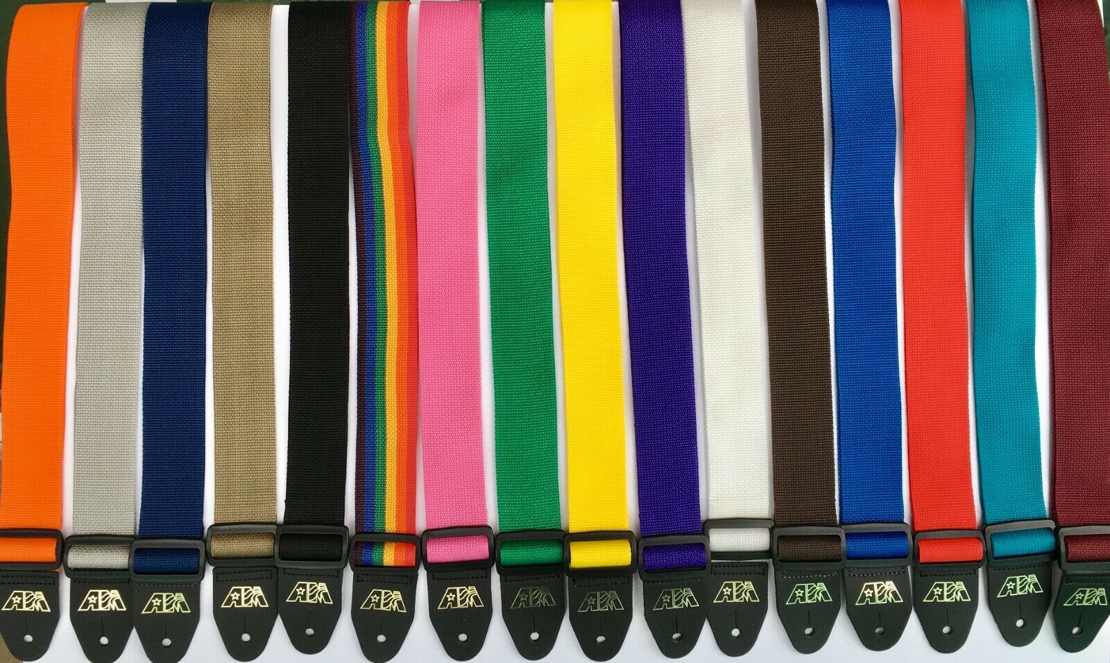 Guitar Straps Many Colors Adjustable Acoustic Electric Bass Mandolin Made In Usa