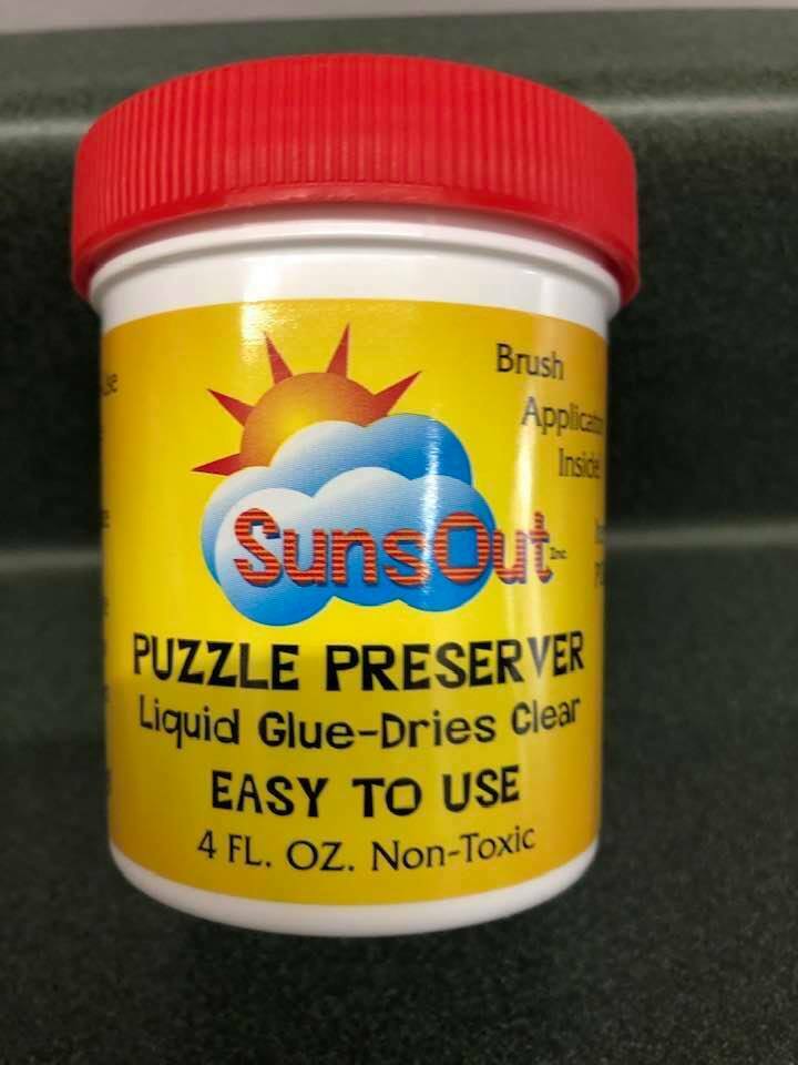 Sunsout Puzzle Preserver Glue 4 Fluid Oz Dries Clear Pg820
