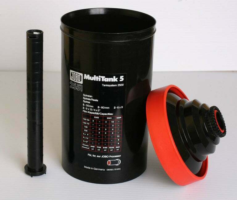 Jobo 2550 Multitank 5 With Cog Lid (for Roll Or Sheet Film Processing)