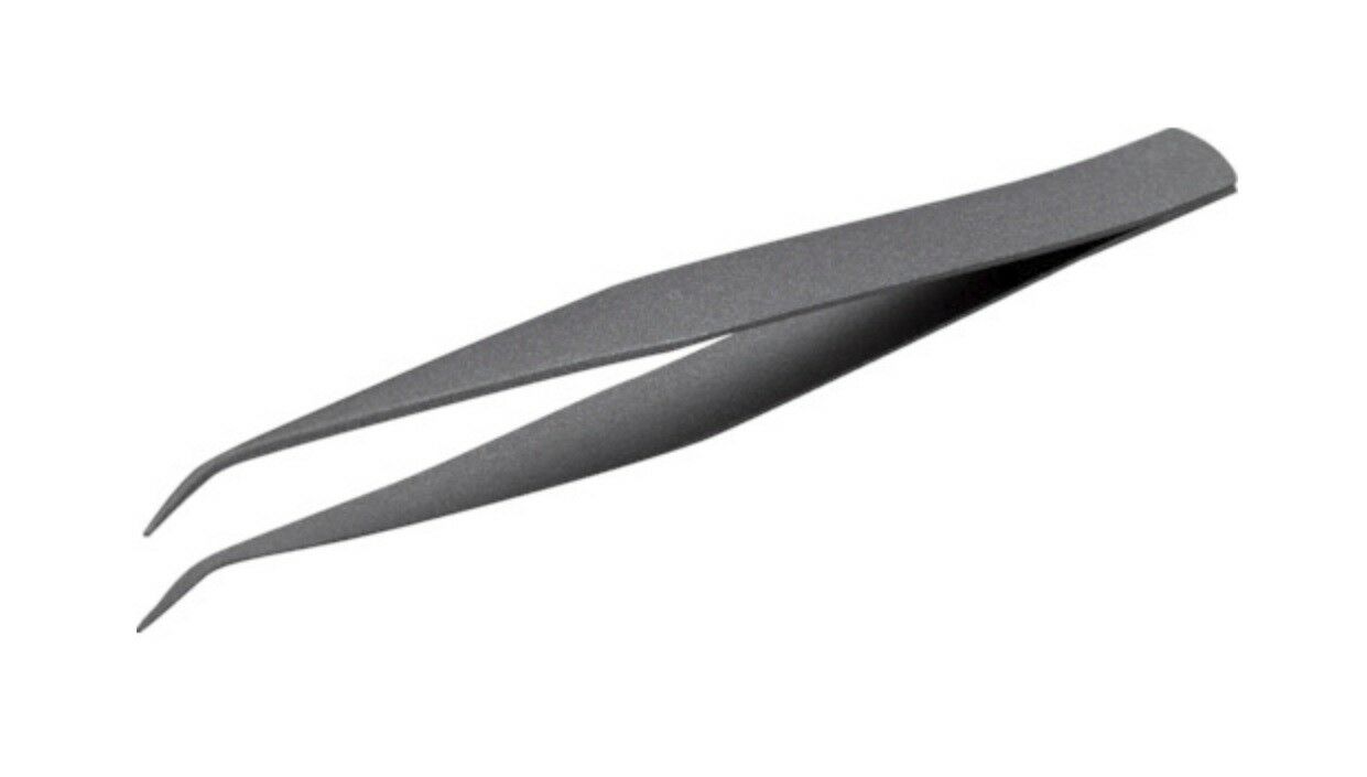 Trusco / Fluorine Coating Stainless Tweezers (125mm) / Tsp-43 / Made In Japan