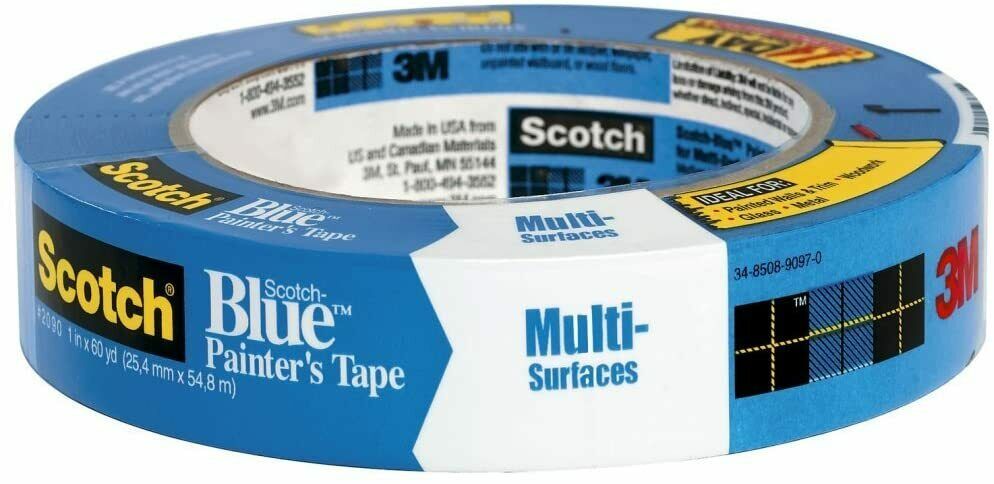 ScotchBlue 2090 Multi-Surface Painter’s Tape, .94 inch x 60 yard,1 Roll