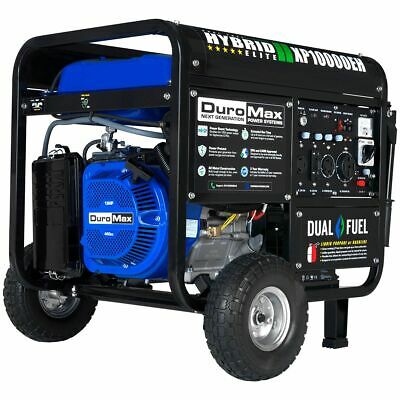 Duromax Xp10000eh 10,000-watt Electric Start Dual Fuel Hybrid Portable Generator