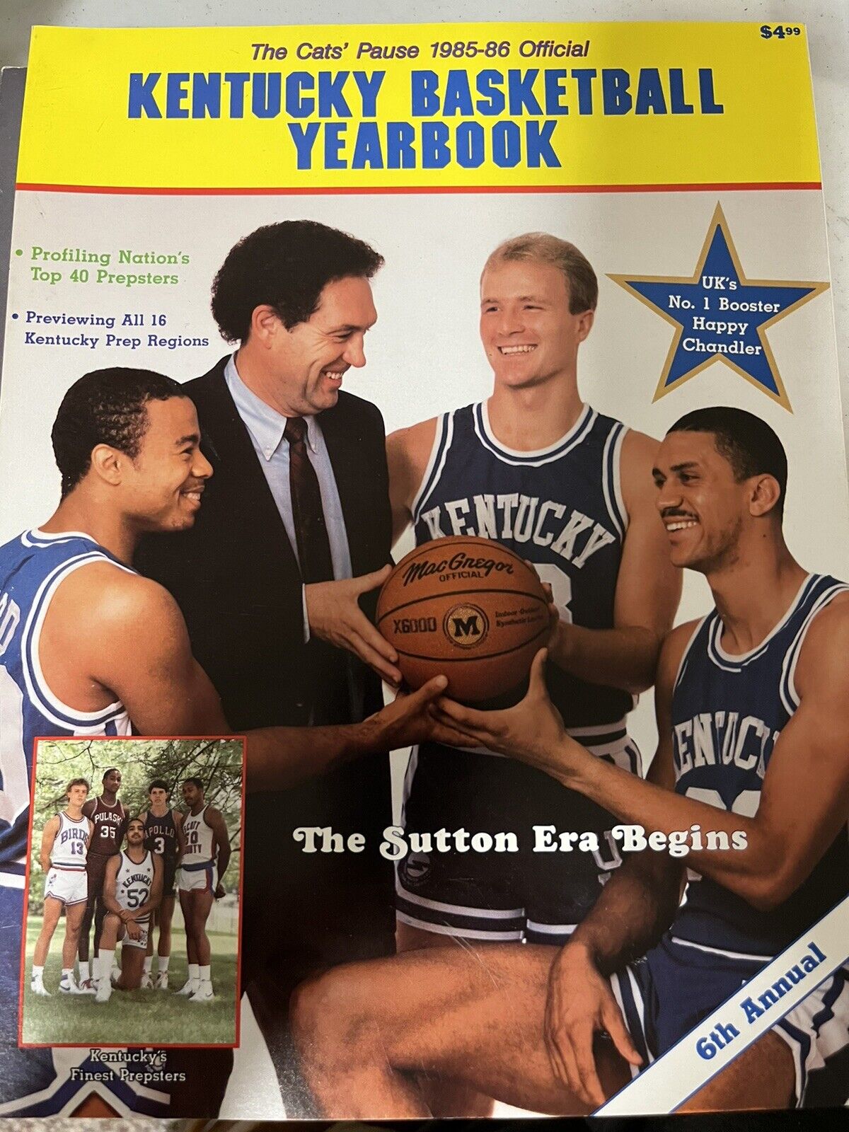 The Cats' Pause 1985-86, Kentucky Basketball Yearbook, Eddie Sutton Era Begins!