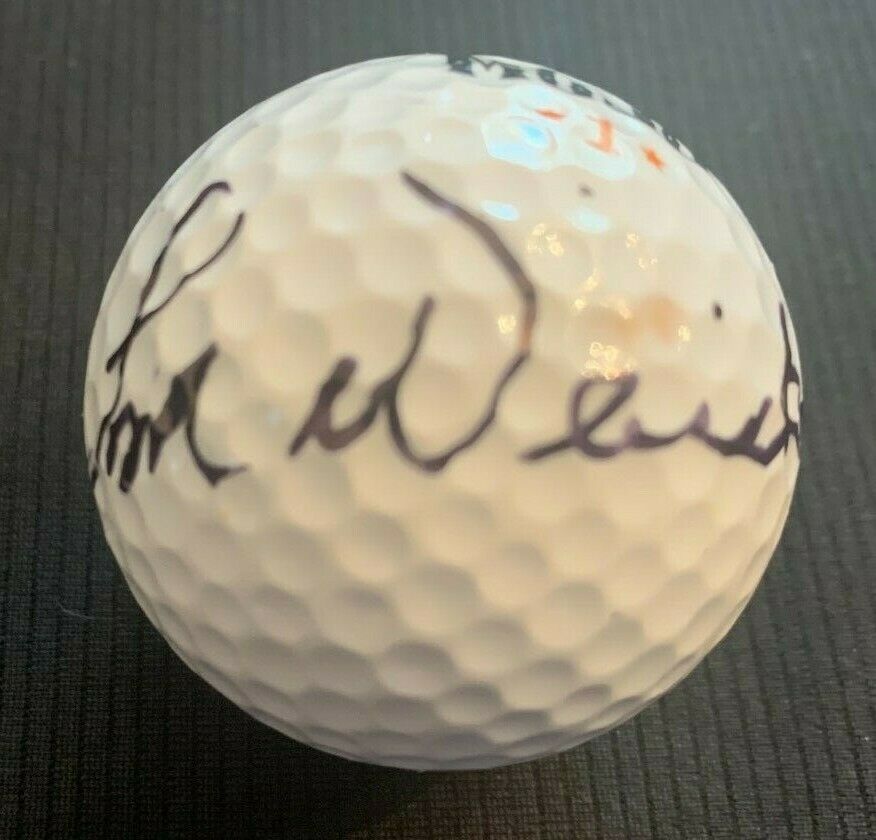 Tom Weiskopf Autographed Golf Ball W/coa