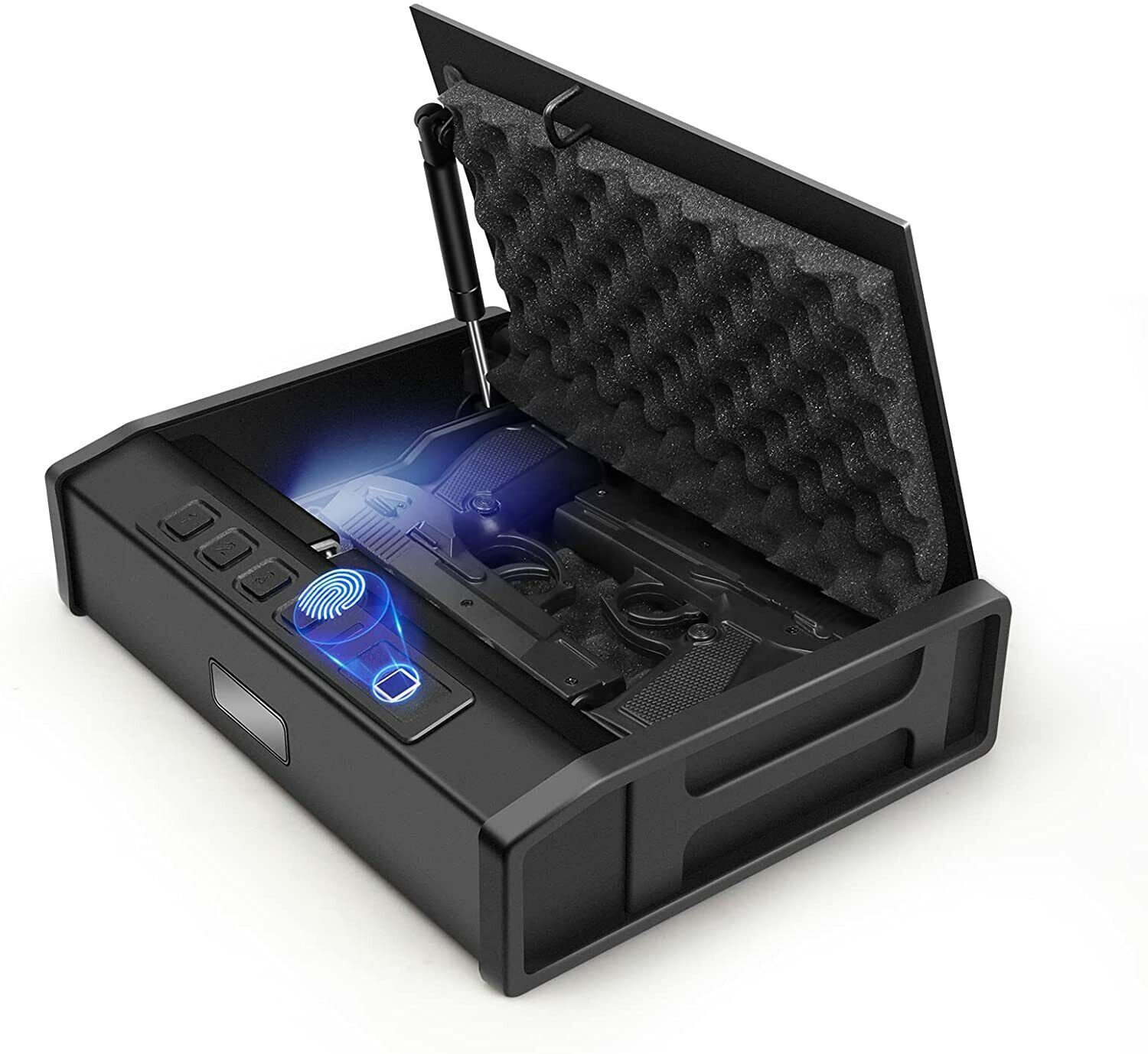 Gun Safes for Pistols, Biometric Smart Handgun Safe Box,