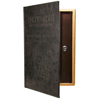 Barska Beautiful Large Hidden Antique Book Lock Box Safe, With Key Lock, Cb11992