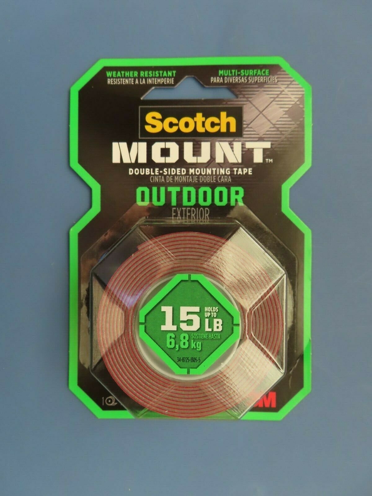 Scotch Mount Outdoor Double Sided Mounting Tape 1