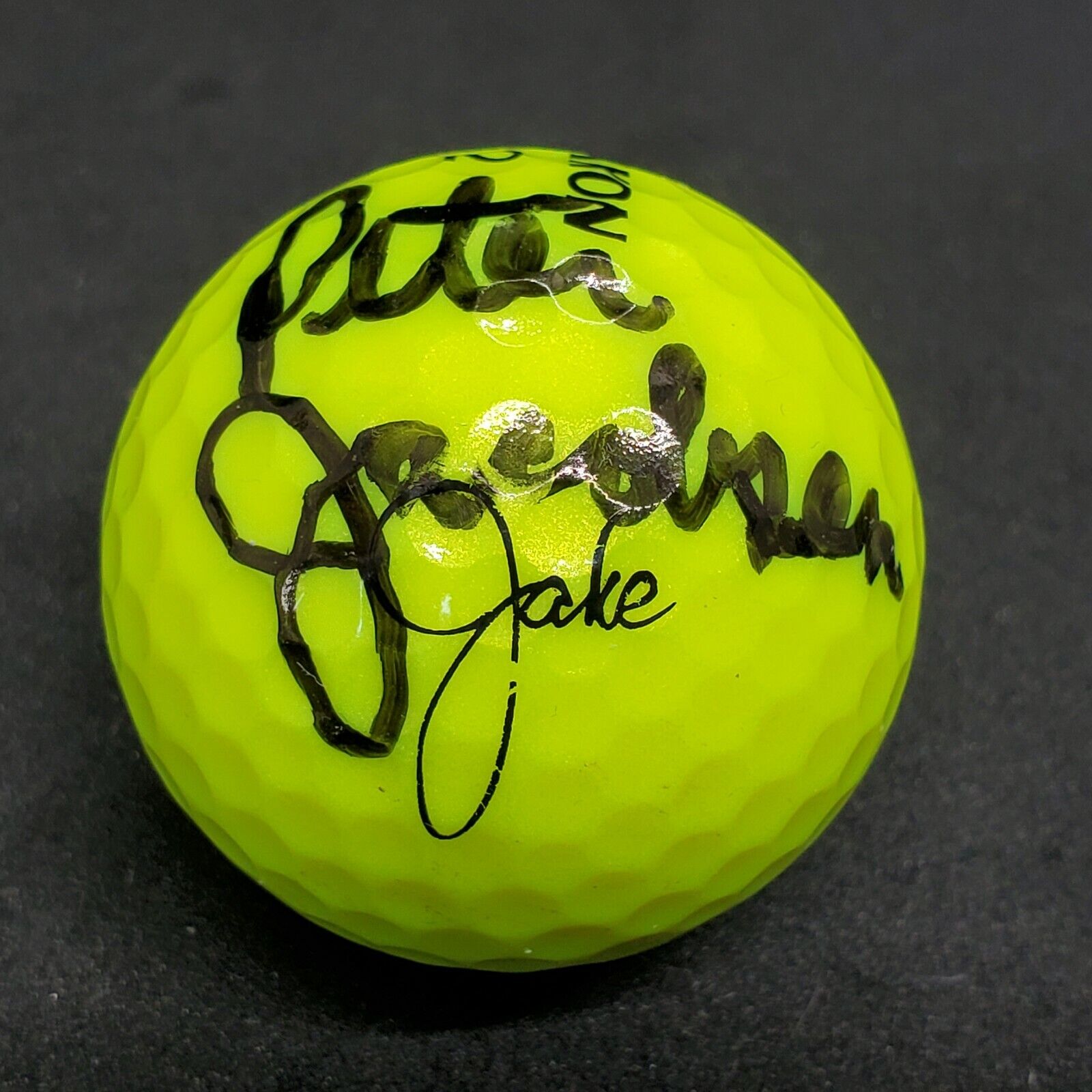 Peter Jacobsen Tournament Game Used Autographed Signed Srixon Golf Ball PGA