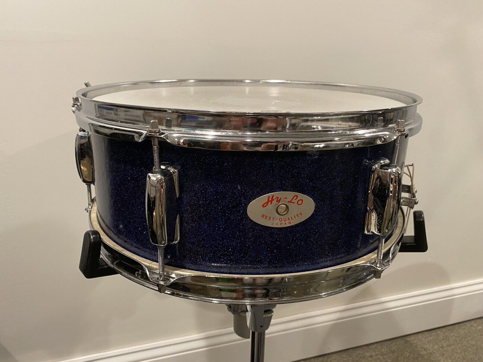 Hy-Lo Snare Drum - Blue Sparkle 14” - Vintage MIJ Drum