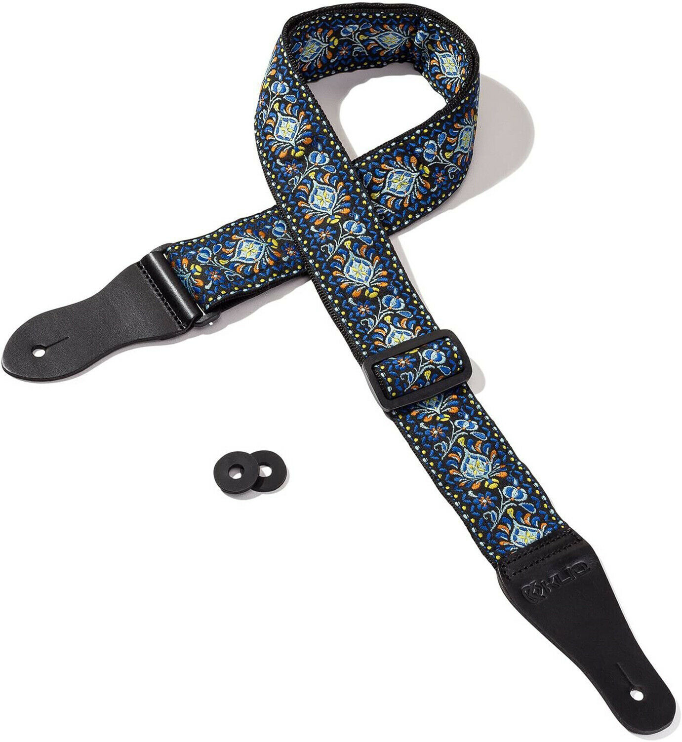 Vintage Woven Guitar Strap For Acoustic And Electric Guitars '60s Jacquard Weave