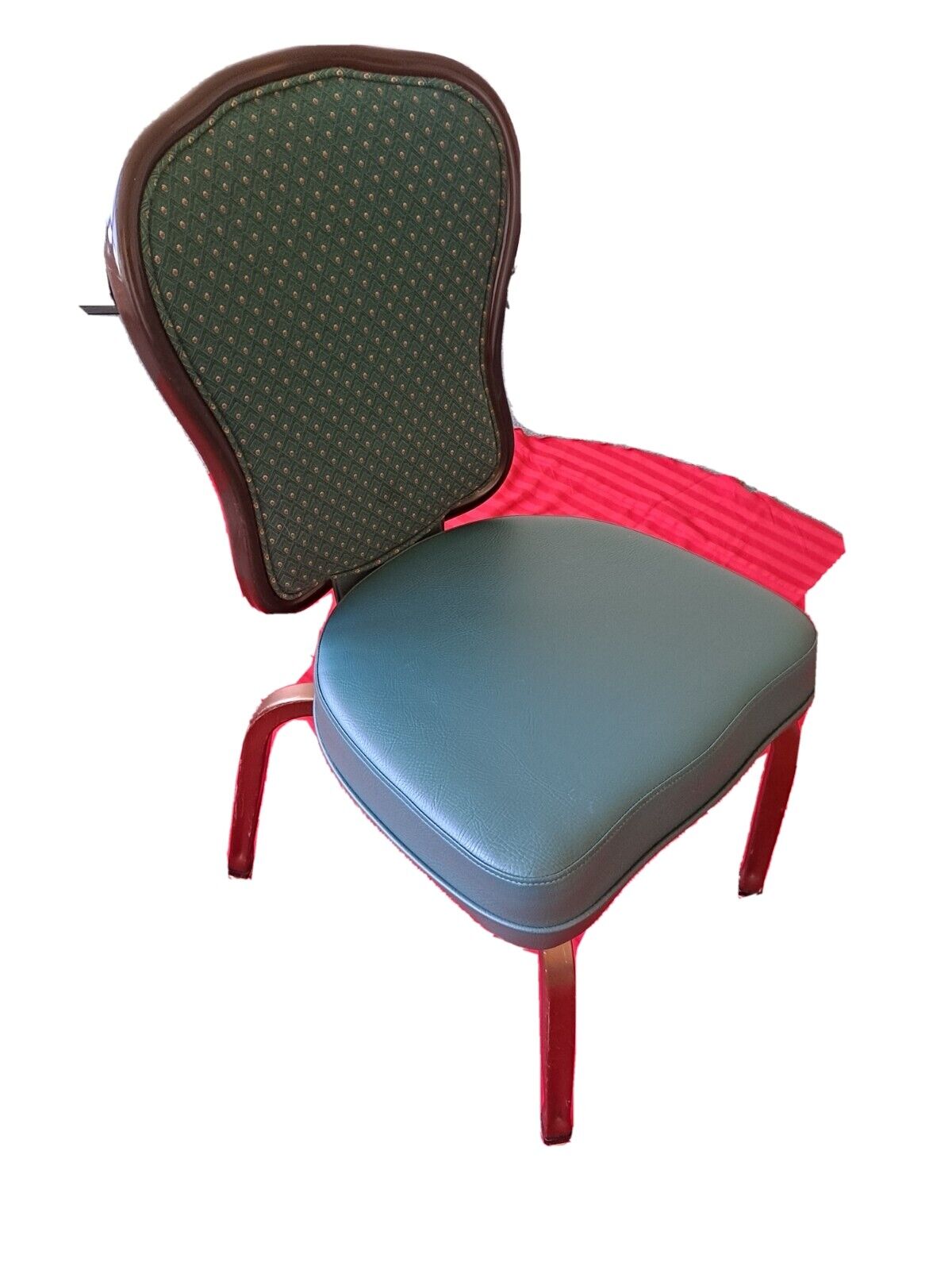 Rare Two-tone Gasser Stackable Banquet Chairs