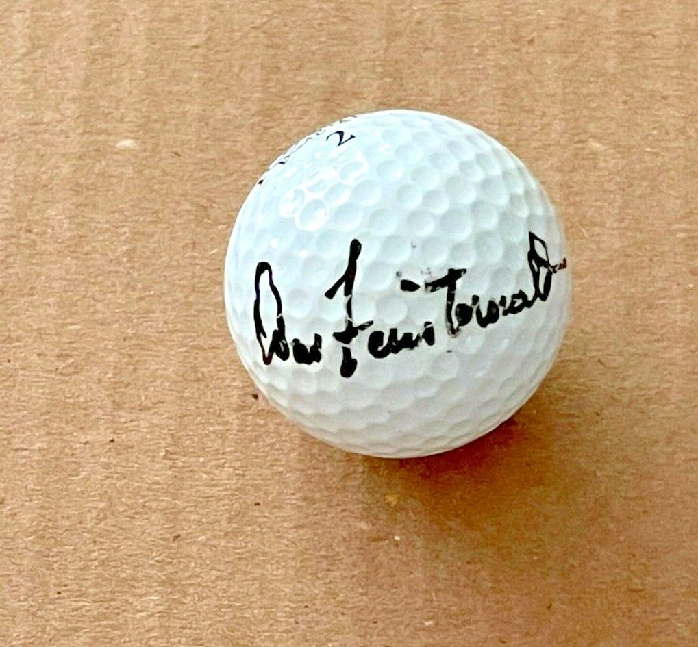 DOW FINSTERWALD SIGNED GOLF BALL W/COA IN PERSON AUTO PGA