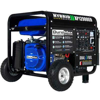 Duromax Xp12000eh 12,000-watt 457cc Portable Hybrid Gas Propane Generator