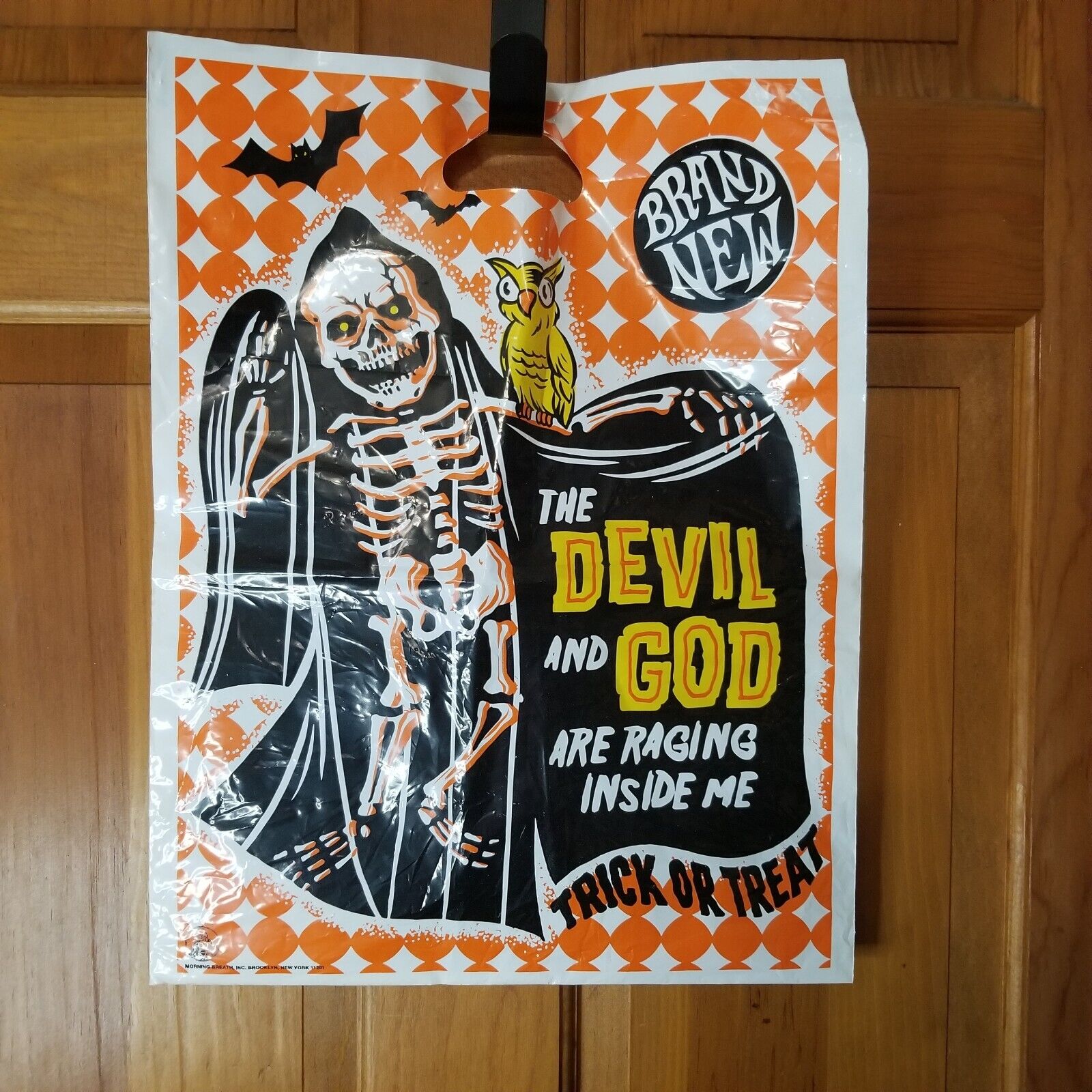 Brand New (band) The Devil And God Are Raging Inside Me Rare Halloween Treat Bag