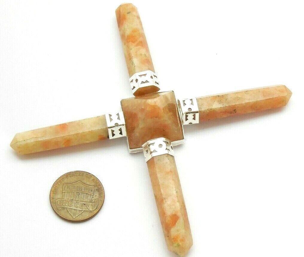 Reiki Crystal Products Natural Sunstone Healing Crystal Therapy Aura Generator
