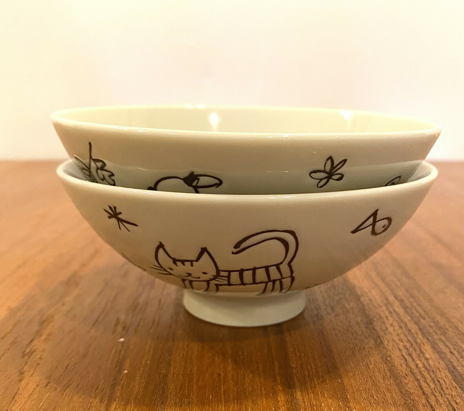 Kotobuki Child's Kids Rice Noodle Bowls Cats Dogs