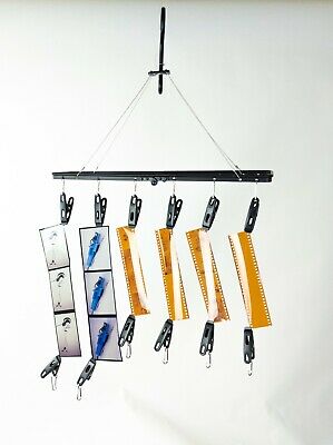 Darkroom Film Drying Hanging Rack Hanger 35mm 120 12 Clip Folding Usa Stock