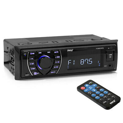 Pyle Hands-Free Bluetooth Marine MP3/USB/SD Radio Stereo Receiver PLRMR27BTB