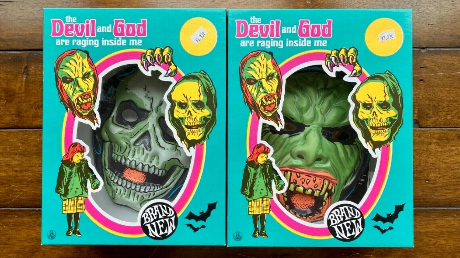 Brand New The Devil And God Are Raging Inside Me Collectible Halloween Masks