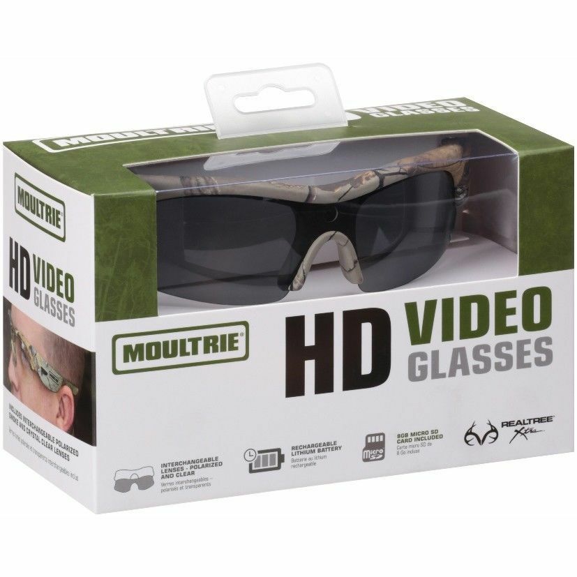 Moultrie Hd Camera Video Shooting Hunting Fishing Scouting Sun Glasses Mca-13039