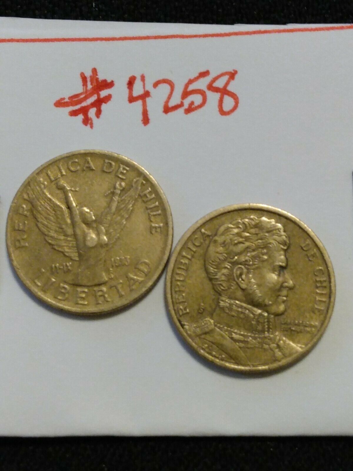 🇨🇱🇨🇱🇨🇱 1989 & 2000 Chile 10 Pesos Coins, 2 Styles 🇨🇱🇨🇱🇨🇱
