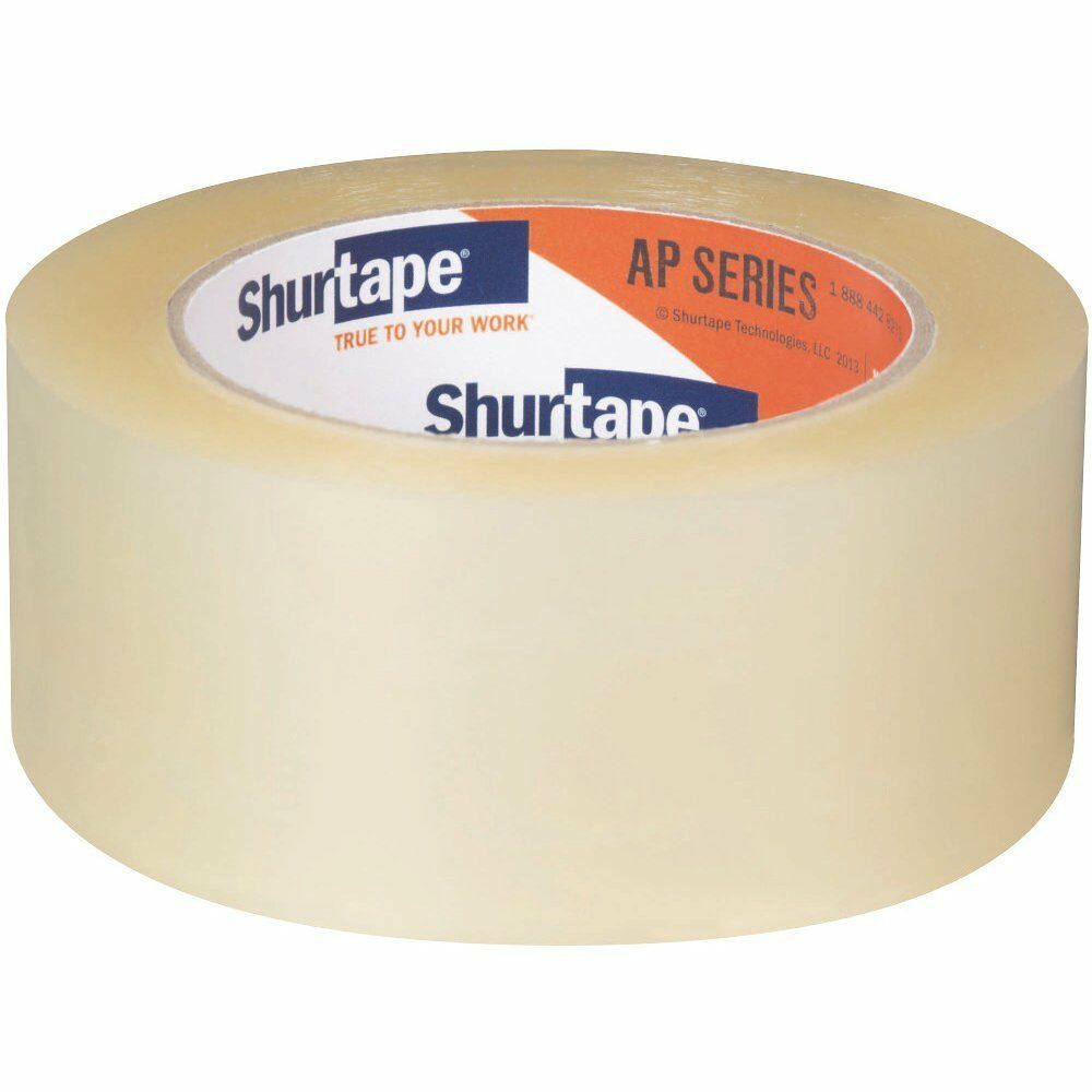 Shurtape AP 101 Clear Carton Sealing Tape, 2