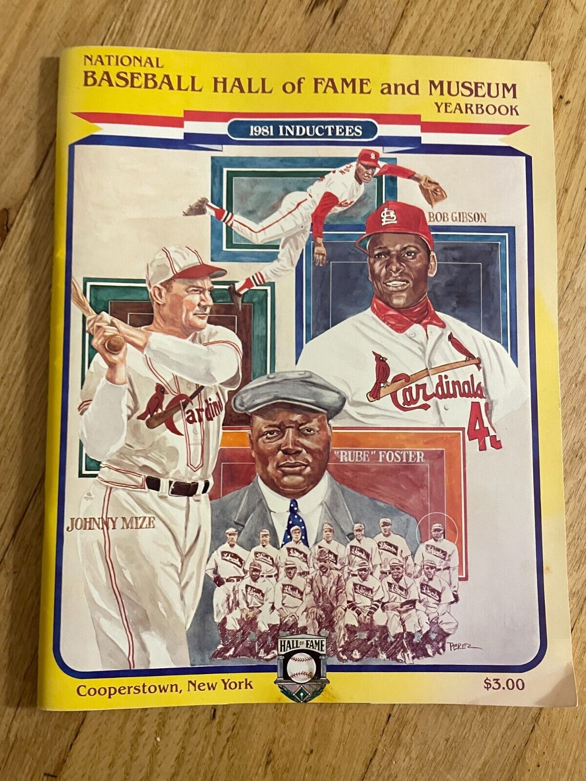 Vintage National Baseball Hall Of Fame And Museum Yearbook 1981 Inductees