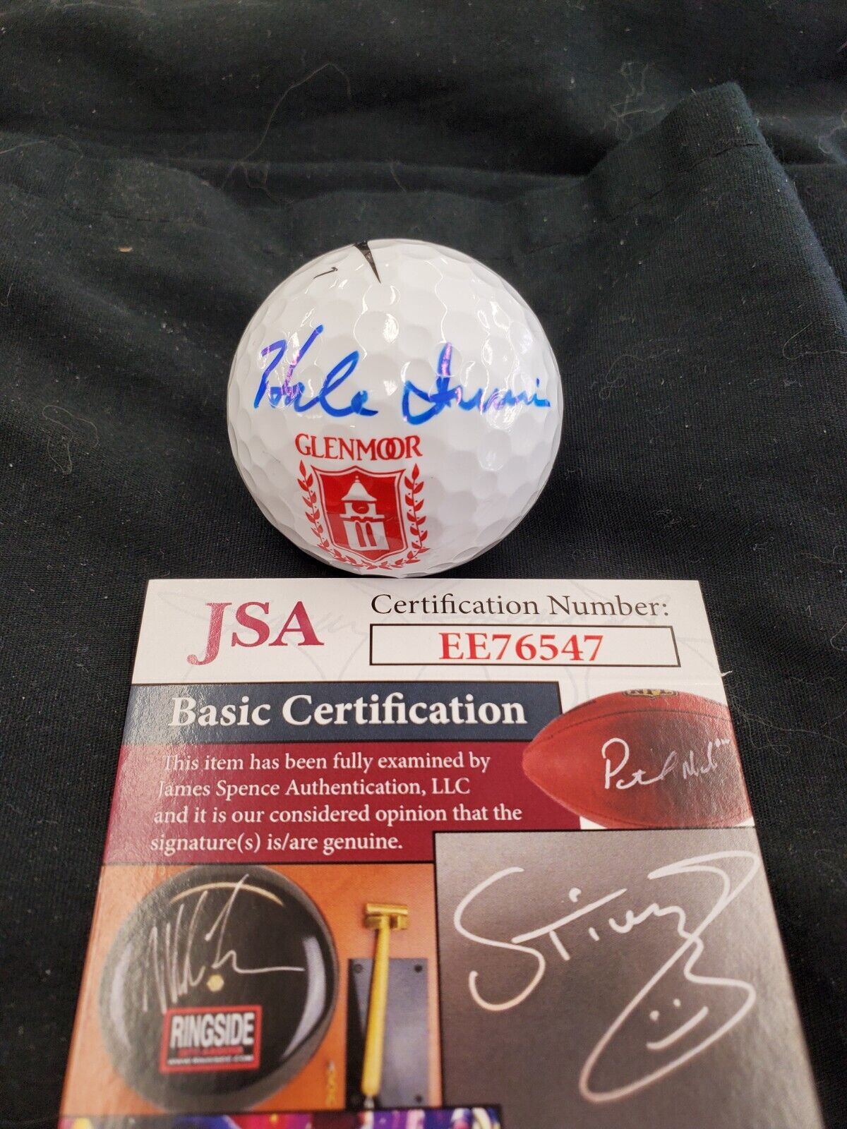 Hale Irwin Signed Golf Ball Autograph JSA COA EE76547 WITH CUBE