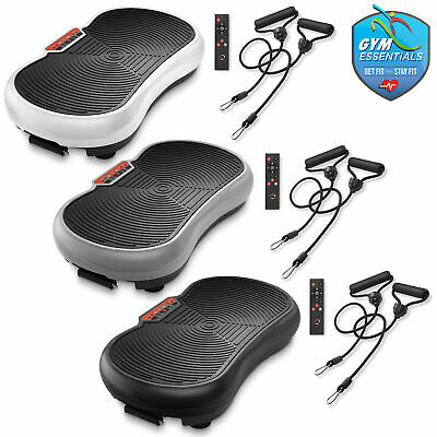 Whole Body Vibration Platform Plate Fitness Machine With Resistance Bands