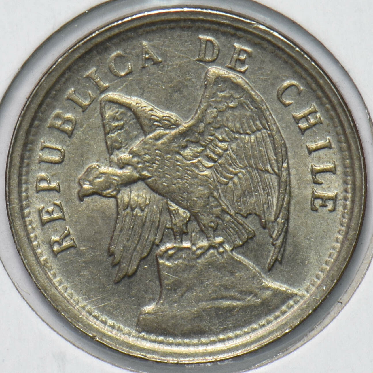 Chile 1925 20 Centavos Vulture animal 293303 combine shipping