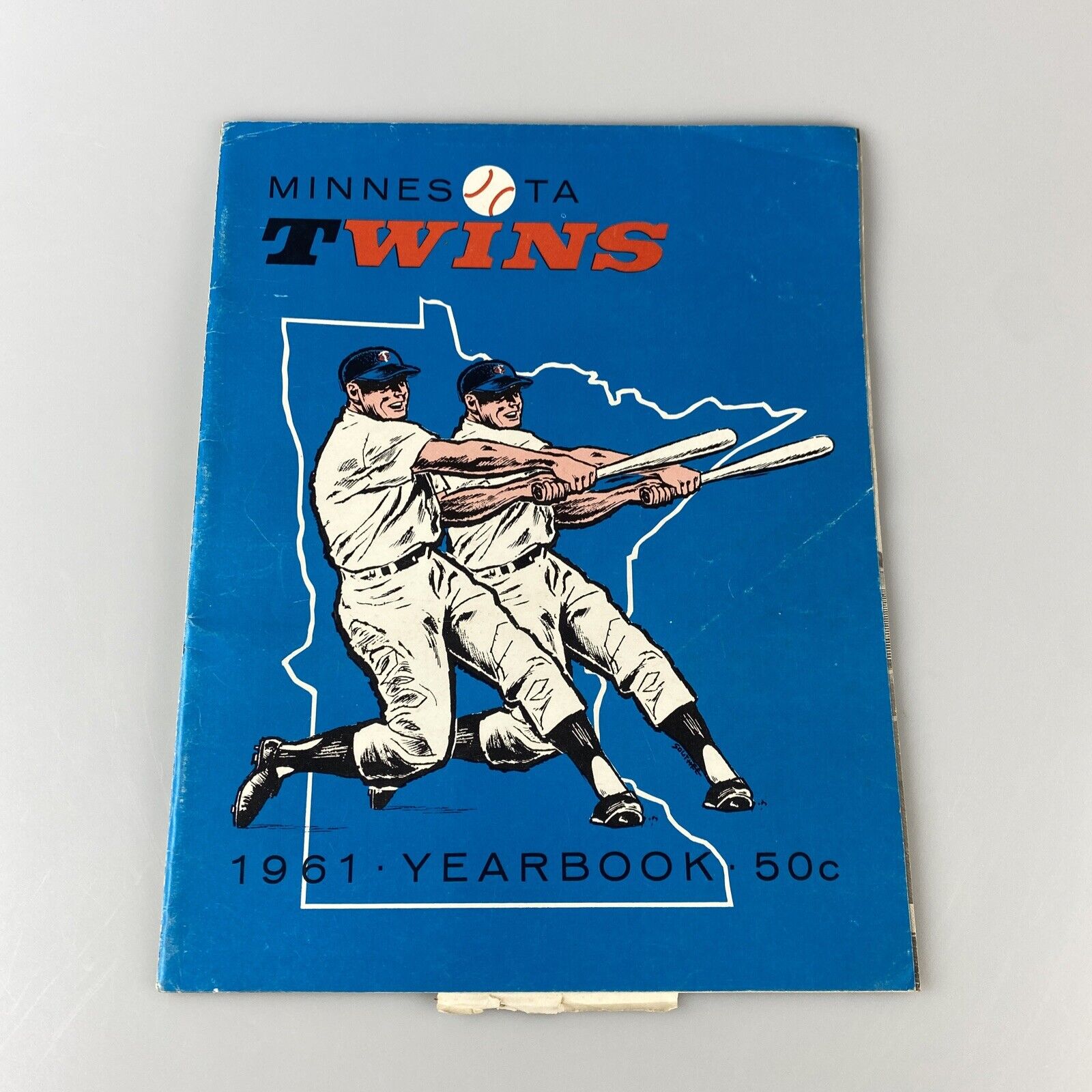 1961 MINNESOTA TWINS YEARBOOK PROGRAM MLB BASEBALL RARE