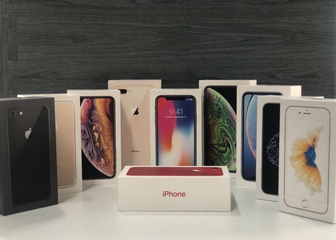 Empty Box For Iphone 7, 7 Plus, 8, 8 Plus X Xr Xs Max Great Condition All Gb Oem