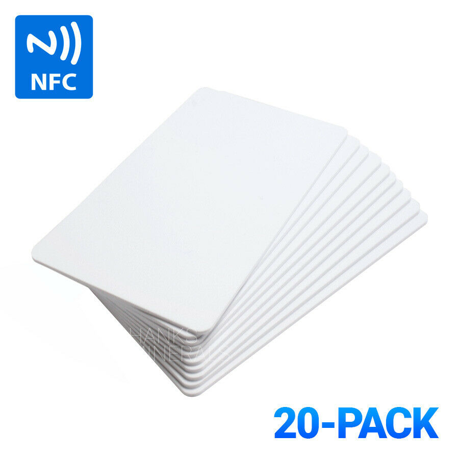 20-pack Ntag215 Blank Nfc Cards Tags Ntag 215 Tagmo Amiibo Compatible